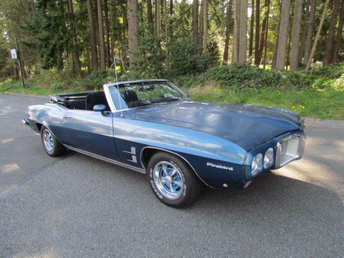 1969 pontiac firebird convertible 350 automatic