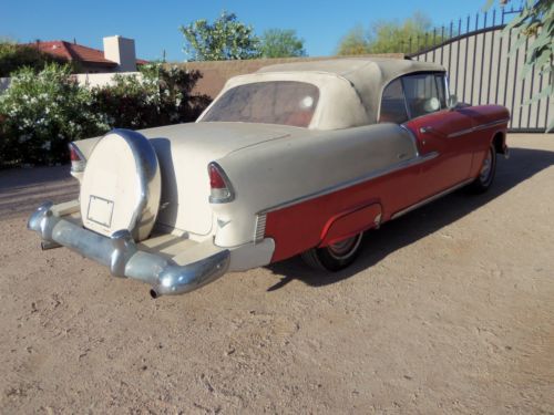 1955 Bel Air Convertible - Rare Continental Kit With Skirts- Old Barn Find -, image 5