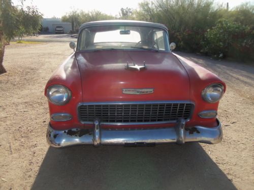 1955 Bel Air Convertible - Rare Continental Kit With Skirts- Old Barn Find -, image 7