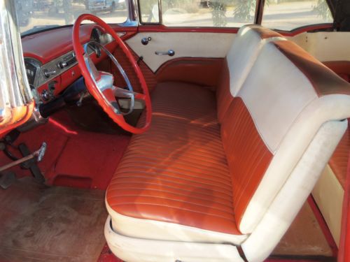 1955 Bel Air Convertible - Rare Continental Kit With Skirts- Old Barn Find -, image 11