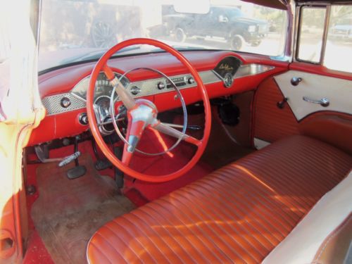 1955 Bel Air Convertible - Rare Continental Kit With Skirts- Old Barn Find -, image 12