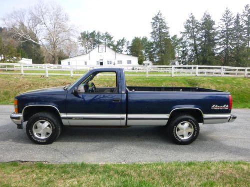 1996 chevrolet silverado 4x4 one owner low miles no reserve