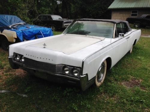 1967 lincoln continental convertible - rare last year with only 2275 produced
