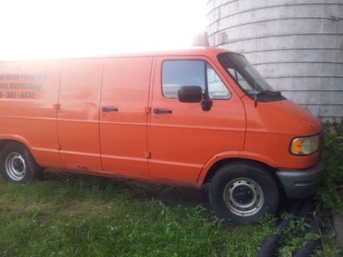 1997 dodge ram 2500  work van orange color