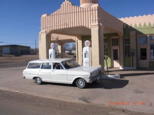 Rare, 3 seat, three seat, station wagon, first year, chevy ii, nova, survivor