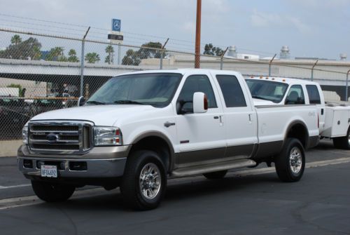 2006 ford f-350 4x4 super duty king ranch crew cab pickup 4-door 6.0l