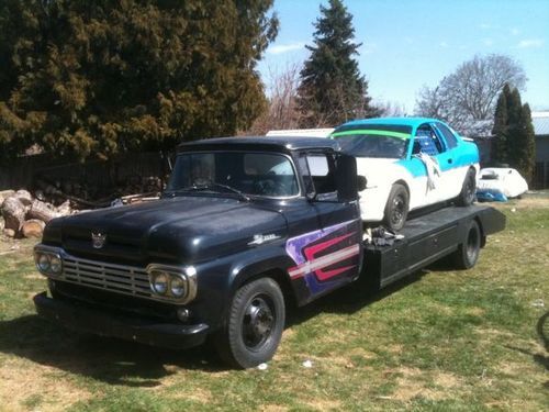 1959 ford f-350 ramp truck car hauler