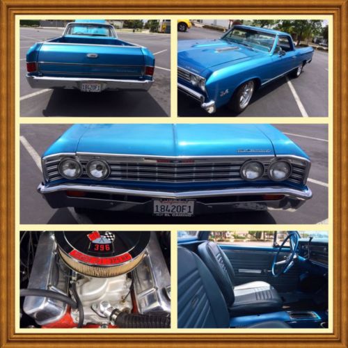 1967 chevy el camino 396 big block - covina, ca