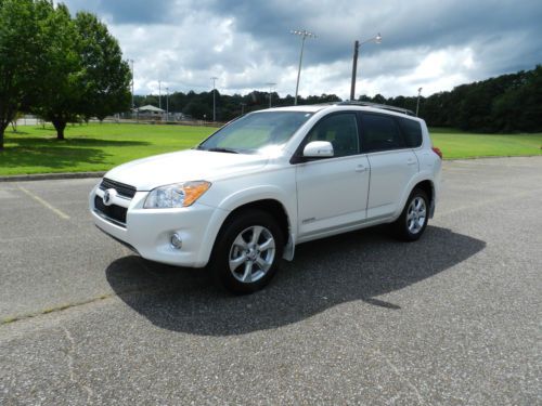 2011 toyota rav4 limited  *** pearl white ***   *** low miles ***