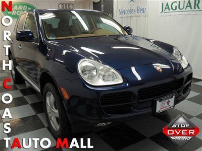 2006(06)cayenne s awd blue/beige navi moon park heat sts save huge!!!