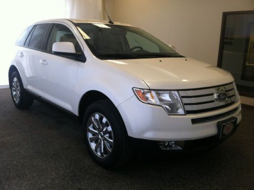 2010 ford edge sel leather white