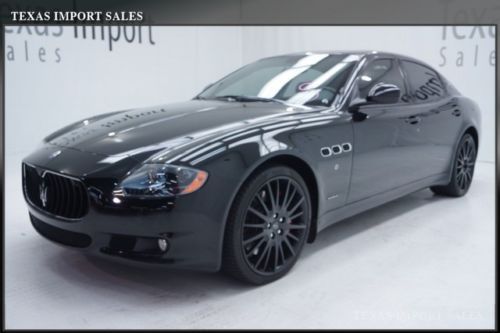 2013 quattroporte s 12k miles,black/black,20-inch wheels,red pipping,we finance