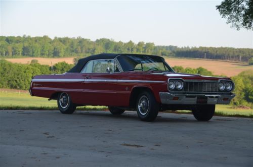1964 chevrolet impala ss, conv, 409 w/2x4&#039;s, 4 speed, ps,pb,pw