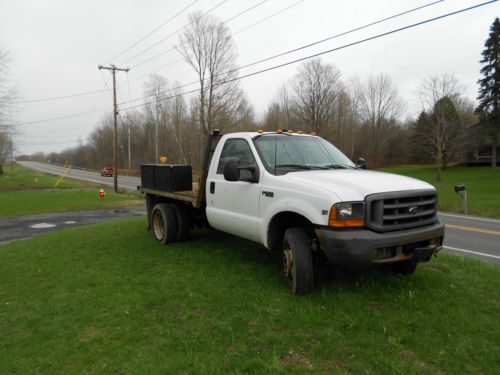 1999 ford f-550 super duty xl stripped chassis 7.3l