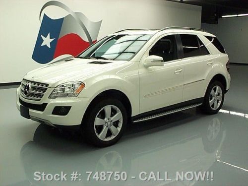 2011 mercedes-benz ml350 4matic awd sunroof nav 26k mi texas direct auto