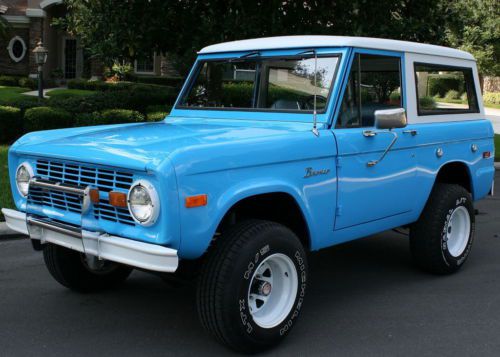 New cosmetics - ready to drive - 1973 ford bronco 4x4