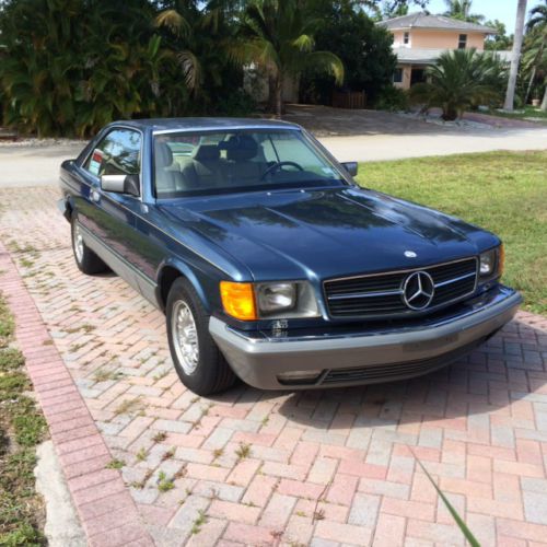 1982 mercedes 500sec! 35,727 original miles! original owner! collector&#039;s dream!