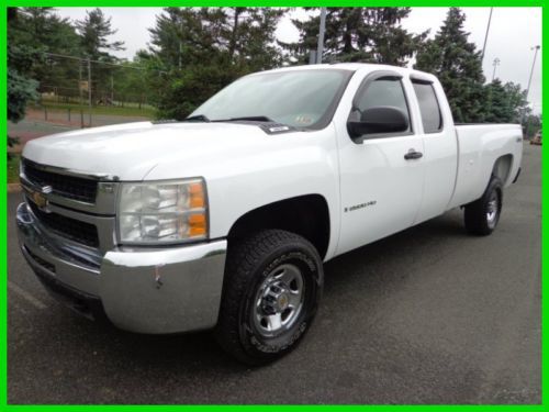 2008 chevy 2500hd ext cab 4x4 v-8 auto clean carfax work truck no reserve