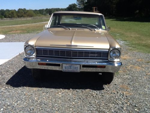 1966 nova  sedan.3 owner car .never reg.outside 30 miles of original dealership.