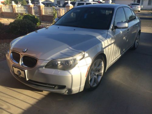 Beautiful silver 2008 bmw 535i