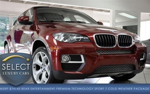 Msrp 74k x6 35i raer dvd tech sport prem cold weather 20 whls new tires