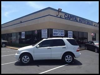 2003 mercedes-benz m-class 4dr awd 3.2l cruise control rear wiper power windows