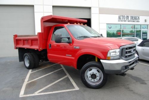 Excellent condition! 2004 ford f450 super duty 6.0 diesel 4wd dump truck!
