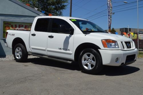 2012 nissan titan pro-4x crew cab pickup rebuilder runs!! priced to sell!!