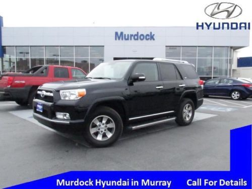 4 runner sr5 58k miles black v6 abs 4x4 4wd 3 rows seats 7 3rd row sunroof