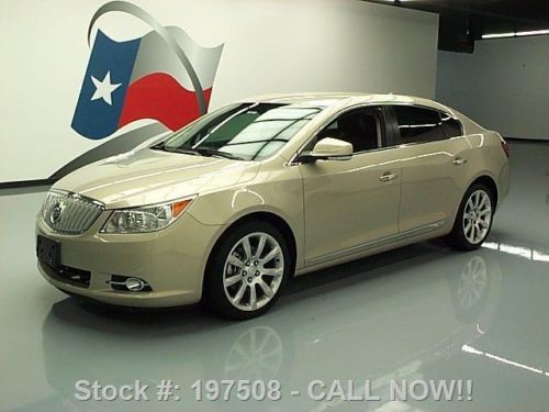 2010 buick lacrosse cxs climate seats nav rear cam 45k texas direct auto