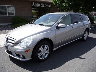 2008 mercedes benz r350 4matic one owner 3rd row harmon k.