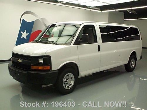 2007 chevy express 3500 extended 6.0l v8 15-pass 35k mi texas direct auto