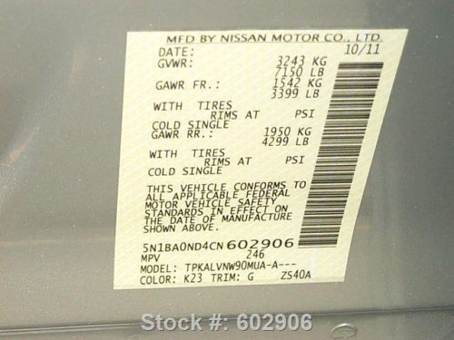 2012 NISSAN ARMADA SL 8PASS SUNROOF HTD LEATHER DVD 32K TEXAS DIRECT AUTO, US $29,980.00, image 12