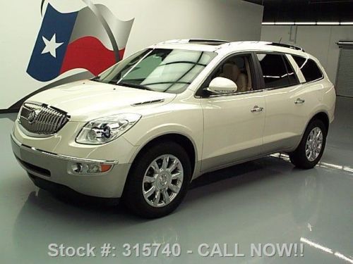 2011 buick enclave cxl leather dual sunroof nav dvd 47k texas direct auto