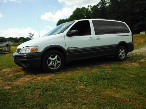 2002 pontiac montana mini passenger van 4-door 3.4l