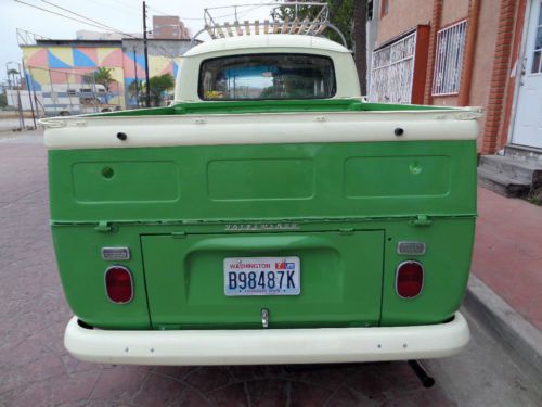 CLASSIC VERY RARE 1971 VW DOUBLE CAB PICKUP UP BEST YEAR EVER WITH 1600CC MOTOR, image 8