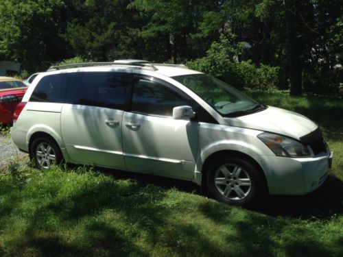 2005 nissan quest se mini passenger van 4-door 3.5l,needs engine!!!