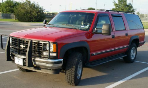 1998 chevrolet suburban 6.5l diesel, 4x4, hard to find 1500 3:42, 3/4 ton rated