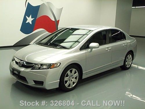 2010 honda civic lx sedan auto cd audio cruise ctrl 44k texas direct auto