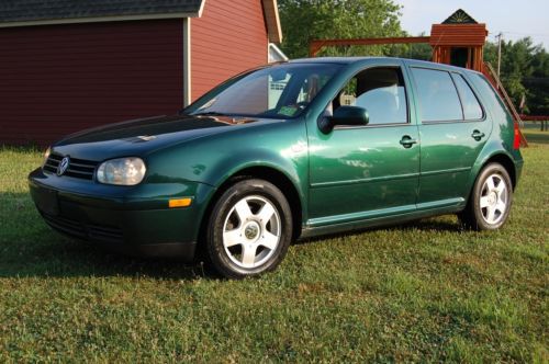 No reserve... great running, looking 2001 volkswagen golf gls, 2.0 liter, 5speed