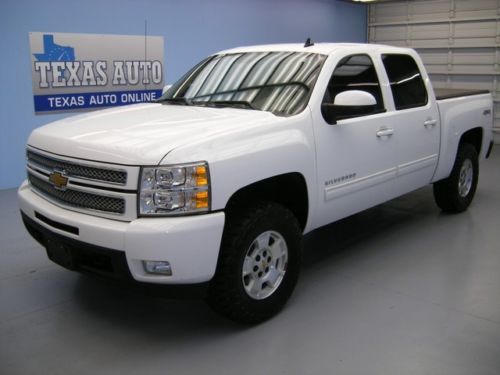 We finance!!!  2012 chevrolet silverado ltz 4x4 heated leather onstar texas auto