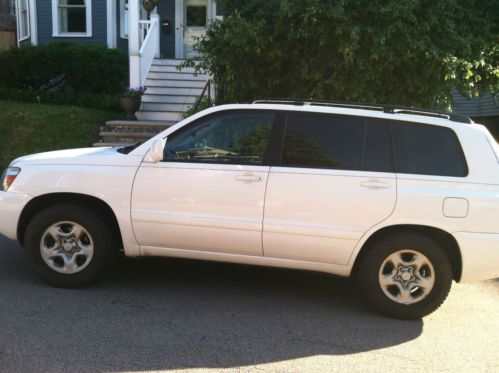 2006 toyota highlander  w/3rd row