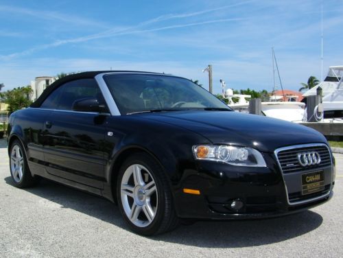 Top down fun!! clean hist! audi a4 2.0t qttro cabrio! htd seats! lthr! loaded!!