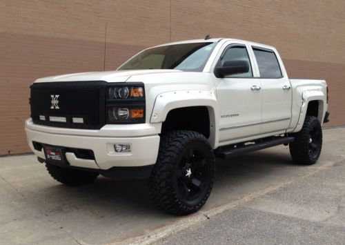 Lifted 2014 chevrolet silverado 1500 ltz crew cab 6.5&#034; lift, 35&#034; tires, 20&#034; rims