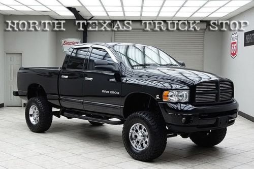 2004 dodge ram 2500 diesel 4x4 slt lifted leather infinity quad texas truck