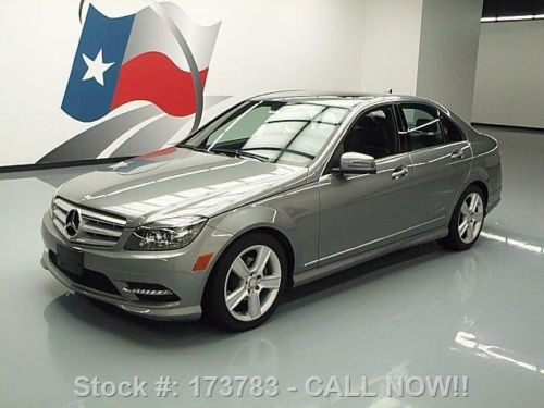 2011 mercedes-benz c300 sport sedan sunroof nav 15k mi texas direct auto