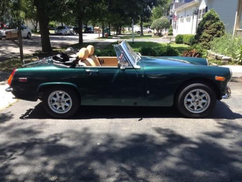 1973 mg mgb midget- classic car - antique car -