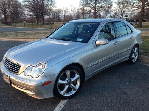 Very clean low mileage mercedes benz c230 kompressor sport sedan