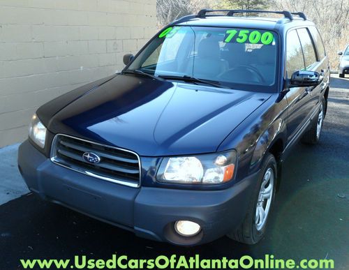 2005 subaru forester 2.5 x, automatic, one owner, no accidents