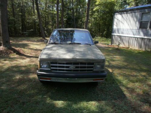 1988 CHEVY S-10 TAHOE 2.5 FUEL INJECTION CAMOUFLAGE PAINT JOB NICE SOLID TRUCK, image 3